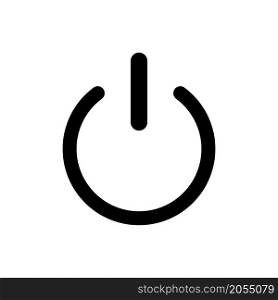 On and off button icon. Computer element. Round symbol. Circle logo. Technology concept. Vector illustration. Stock image. EPS 10.. On and off button icon. Computer element. Round symbol. Circle logo. Technology concept. Vector illustration. Stock image.