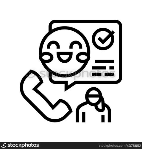 on-call babysitter line icon vector. on-call babysitter sign. isolated contour symbol black illustration. on-call babysitter line icon vector illustration