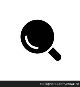 On-site search black glyph ui icon. Navigation menu. E-commerce website. User interface design. Silhouette symbol on white space. Solid pictogram for web, mobile. Isolated vector illustration. On-site search black glyph ui icon