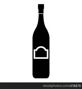 One bottle icon. Simple illustration of one bottle vector icon for web. One bottle icon, simple style