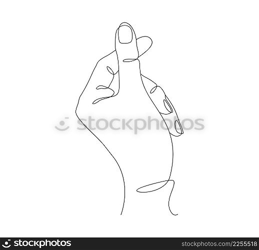 One continuous Valentine single drawing line art doodle hand show heart mini love. Isolated image hand drawn contour on white. concept of romantic design.. One continuous Valentine single drawing line art doodle hand show heart mini love. Isolated image hand drawn contour on white. concept of romantic design