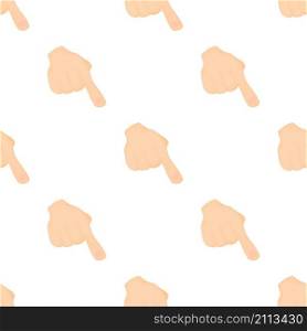 One finger pattern seamless background texture repeat wallpaper geometric vector. One finger pattern seamless vector