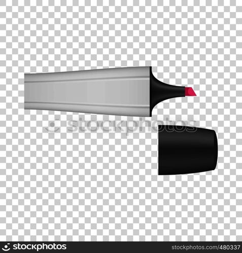 One marker icon. Realistic illustration of one marker vector icon for web. One marker icon, realistic style
