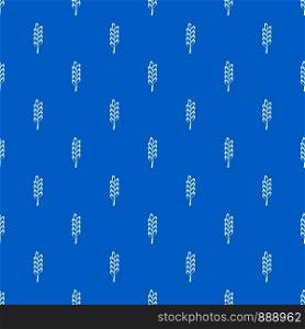 One spike pattern repeat seamless in blue color for any design. Vector geometric illustration. One spike pattern seamless blue