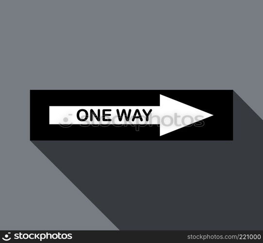 one way icon