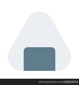 onigiri, icon on isolated background