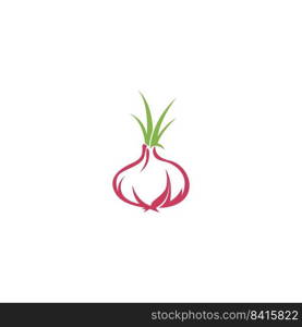 Onion logo icon design illustration template