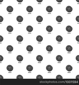 Onion pattern vector seamless repeating for any web design. Onion pattern vector seamless