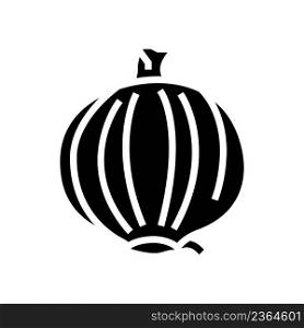 onion vegetable glyph icon vector. onion vegetable sign. isolated contour symbol black illustration. onion vegetable glyph icon vector illustration