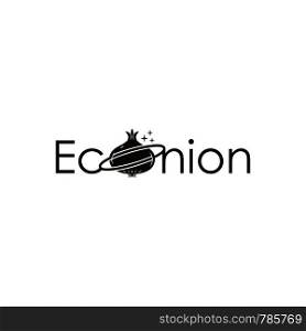 onion with financ logo template