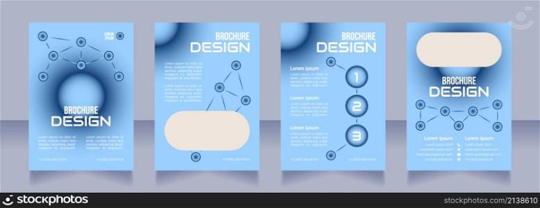 Online coding classes blank brochure design. Template set with copy space for text. Premade corporate reports collection. Editable 4 paper pages. Bebas Neue, Audiowide, Roboto Light fonts used. Online coding classes blank brochure design