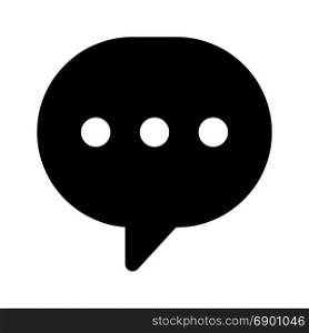 online conversation, icon on isolated background