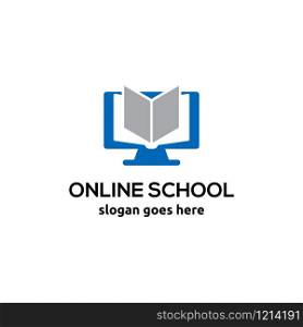 Online Education logo design template. Online course logo design. Online Learning logo