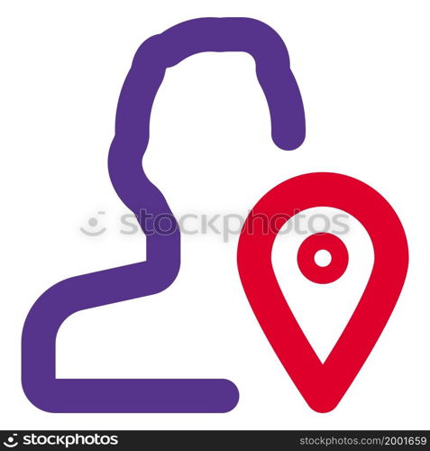 online location of a user working golbally