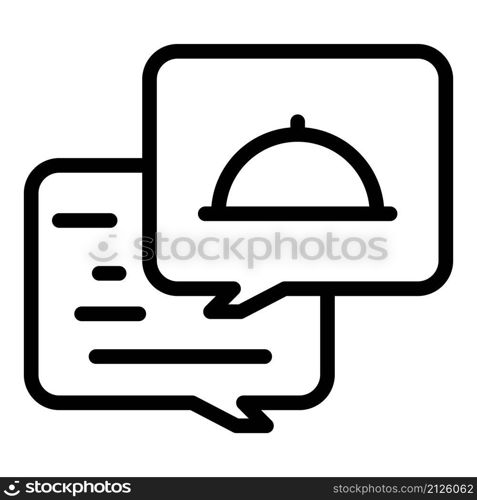 Online lunch order icon outline vector. Food delivery. Menu app. Online lunch order icon outline vector. Food delivery