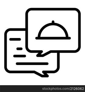 Online lunch order icon outline vector. Food delivery. Menu app. Online lunch order icon outline vector. Food delivery