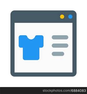 online product, icon on isolated background