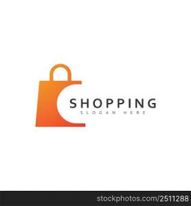 Online Shop Logo Vector, Shop logo design template, illustration,s imple modern and iconic logo
