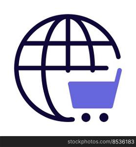 Online shopping available from across the world.