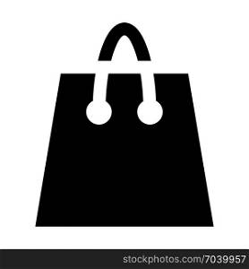 Online store handbag, icon on isolated background
