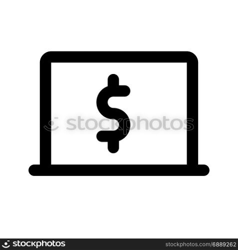 online transaction, icon on isolated background