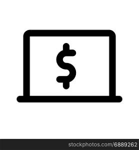 online transaction, icon on isolated background