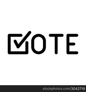 Online Vote Symbol