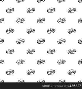 OOOPS, comic book explosion pattern seamless in simple style vector illustration. OOOPS, comic book explosion pattern vector
