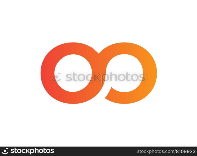 Op letter logo design letter logo Royalty Free Vector Image