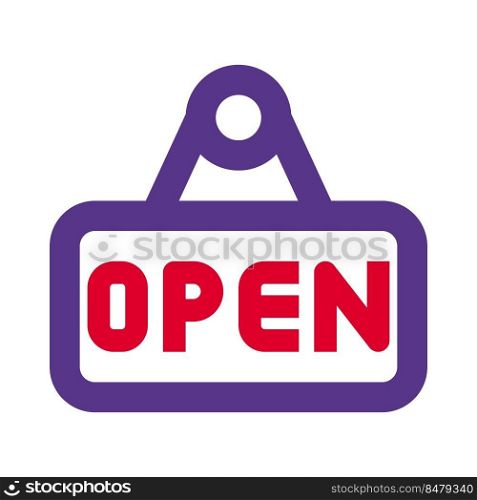 Open, a banner showing service available in store.
