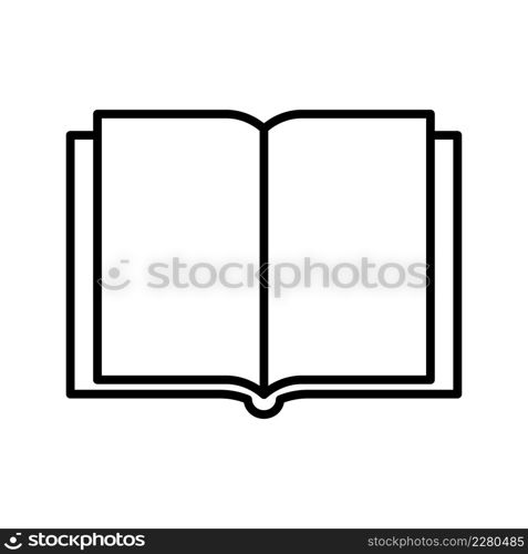 Open blank book on light background. Design template page. Vector illustration. stock image. EPS 10.. Open blank book on light background. Design template page. Vector illustration. stock image.