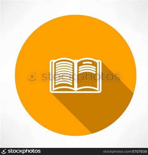 open book icon. Flat modern style vector illustration