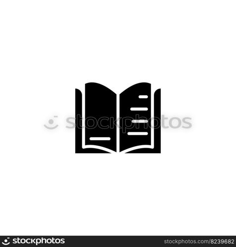 open book icon vector design templates white on background