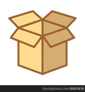 open box package symbol icon vector design illustration