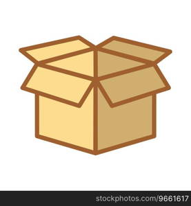 open box package symbol icon vector design illustration