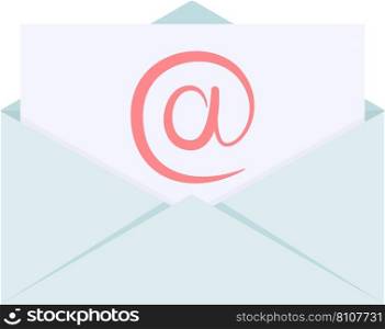 Open envelope with a letter email Royalty Free Vector Image