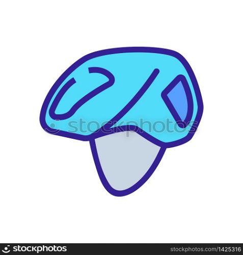 open face helmet without visor icon vector. open face helmet without visor sign. color symbol illustration. open face helmet without visor icon vector outline illustration