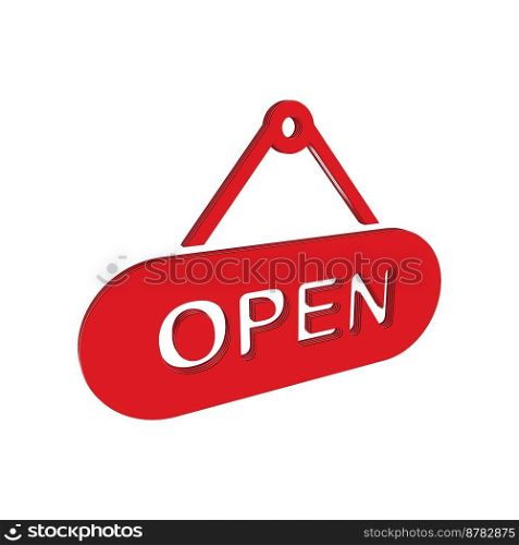 open sign icon