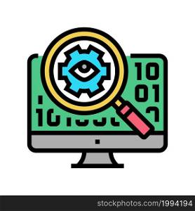 open source software color icon vector. open source software sign. isolated symbol illustration. open source software color icon vector illustration