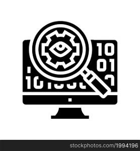 open source software glyph icon vector. open source software sign. isolated contour symbol black illustration. open source software glyph icon vector illustration