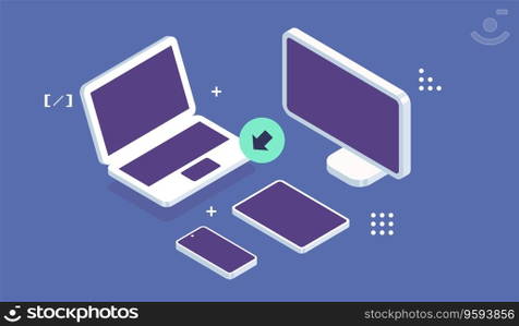 Open source vector illustration. Programming language concept. Developer protocol platform interface with code information. Digital software script.