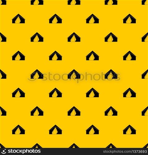 Open tent pattern seamless vector repeat geometric yellow for any design. Open tent pattern vector