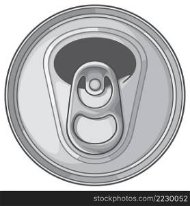 Opened can top