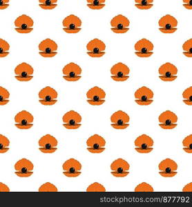 Opened shell pattern seamless vector repeat for any web design. Opened shell pattern seamless vector