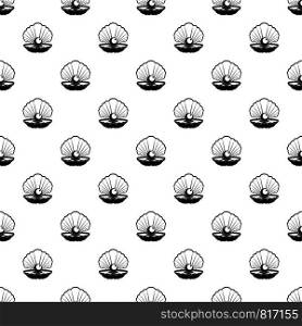 Opened shell pattern seamless vector repeat geometric for any web design. Opened shell pattern seamless vector