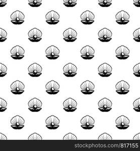 Opened shell pattern seamless vector repeat geometric for any web design. Opened shell pattern seamless vector