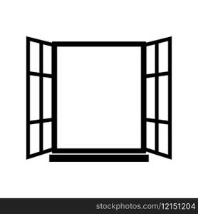 Opened window