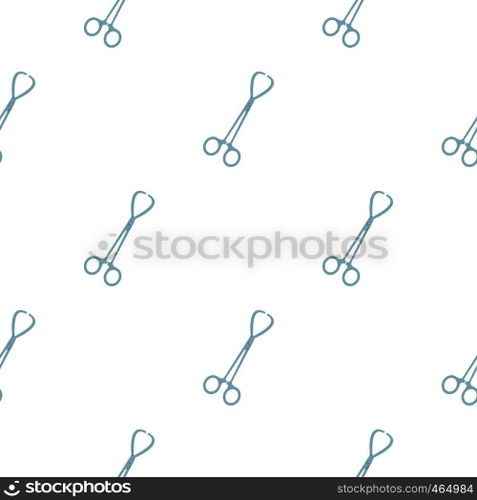 Operating scissors pattern seamless flat style for web vector illustration. Operating scissors pattern flat