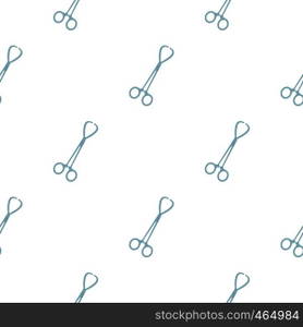Operating scissors pattern seamless flat style for web vector illustration. Operating scissors pattern flat