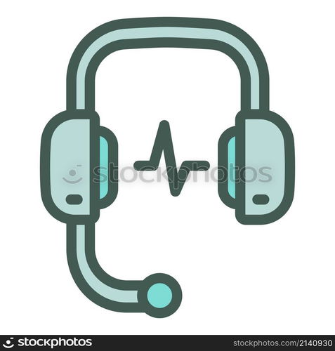 Operator headset icon outline vector. Call center. Customer service. Operator headset icon outline vector. Call center